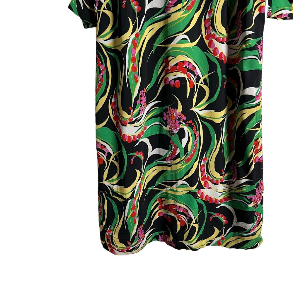 La DoubleJ Tinder Multicolor Floral Print Long Sleeve Midi Dress Size - Picture 12 of 16